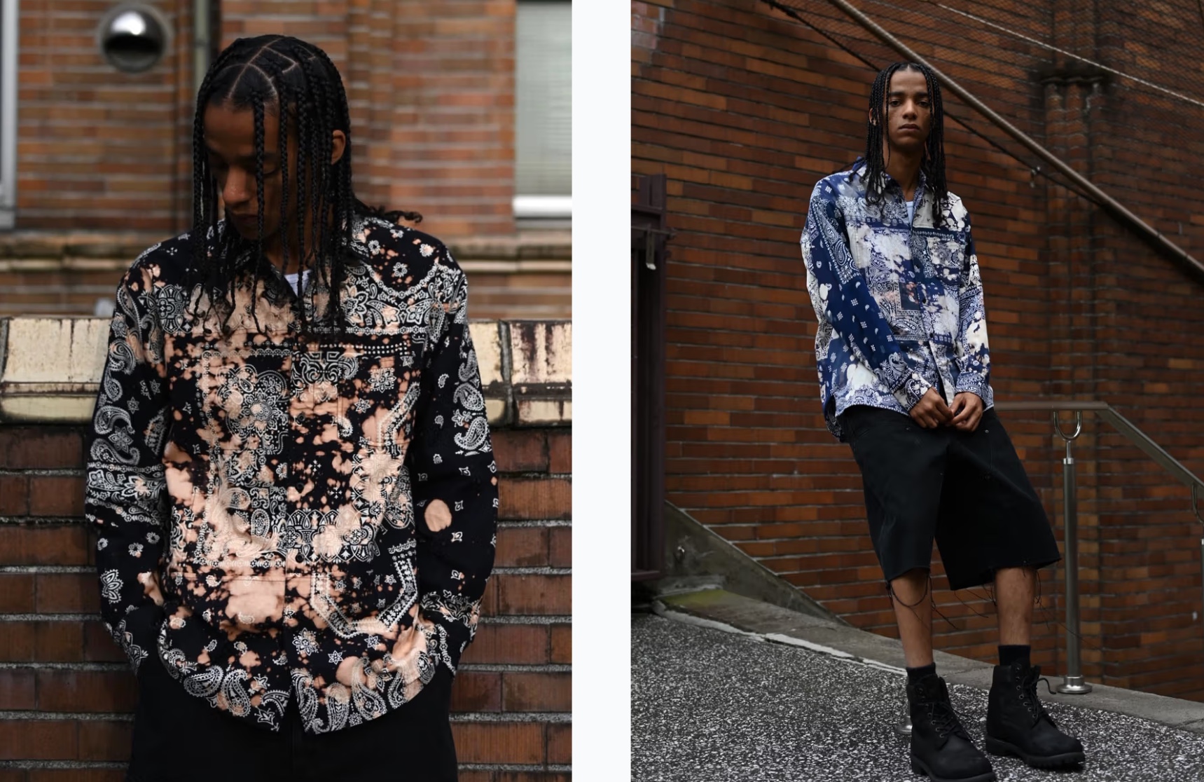 MIYAGIHIDETAKA & Awake NY Release Custom Hand-Bleached Shirts